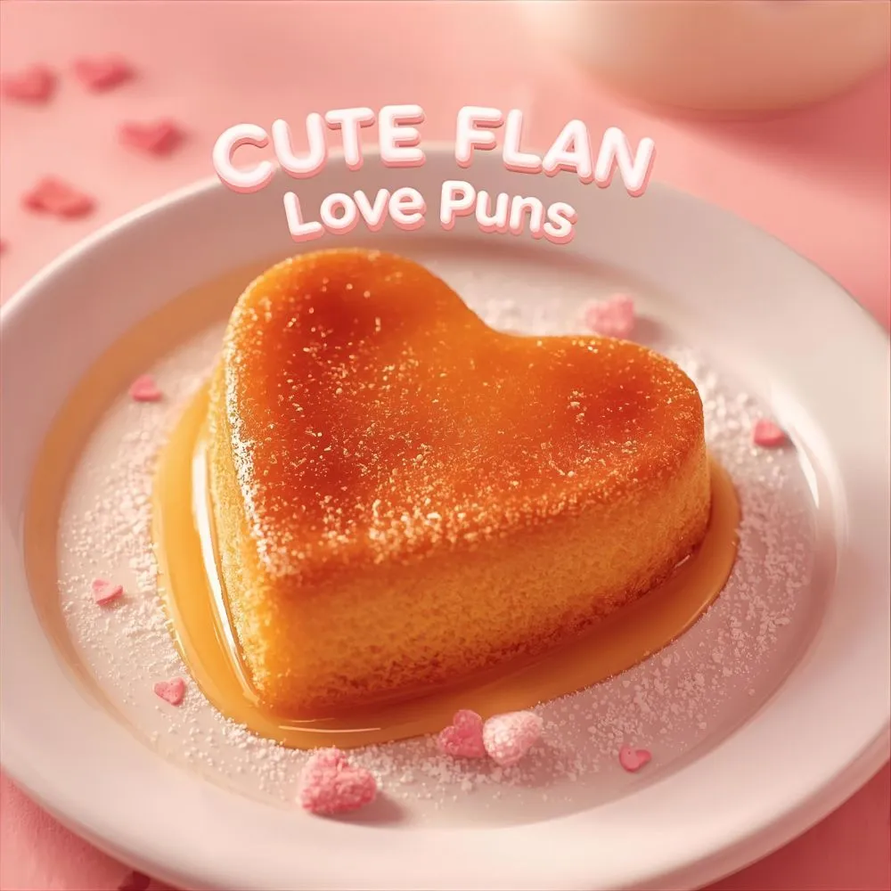 Cute Flan Love Puns 🍮