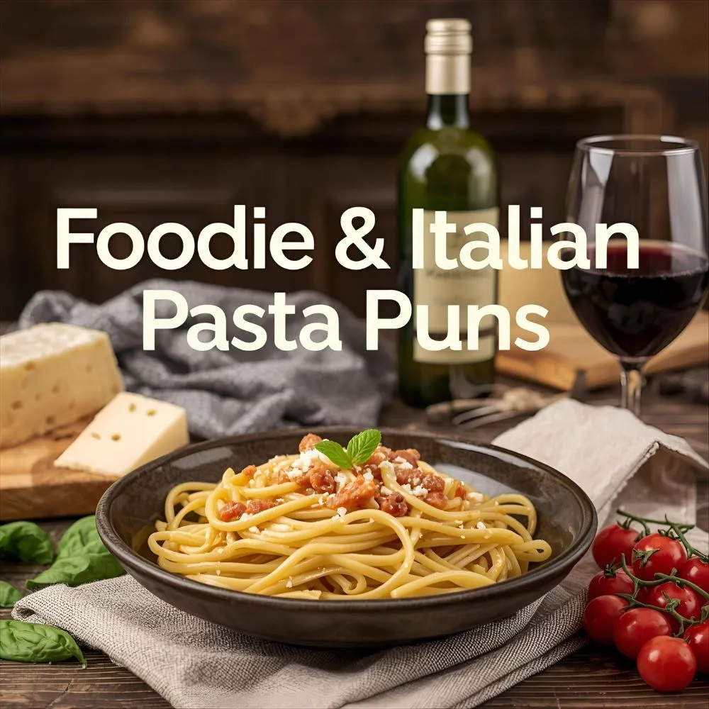 Foodie & Italian Pasta Puns