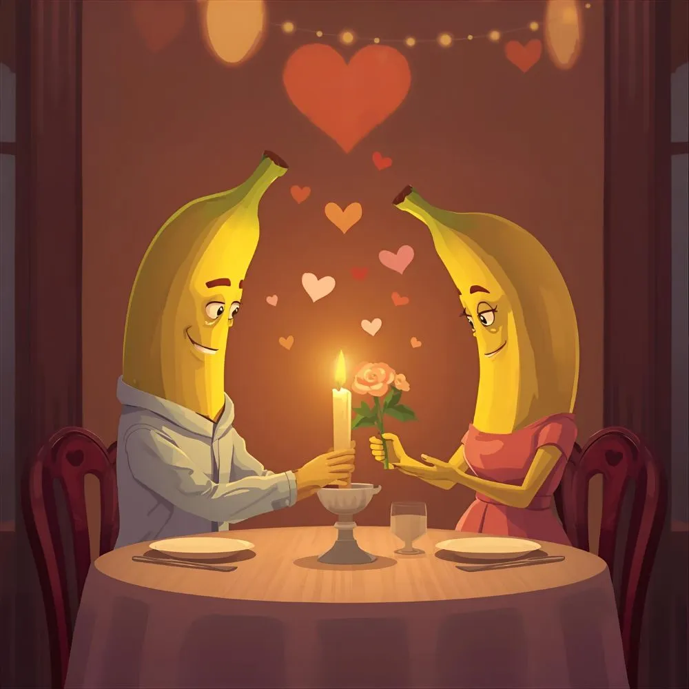 Romantic Banana Puns