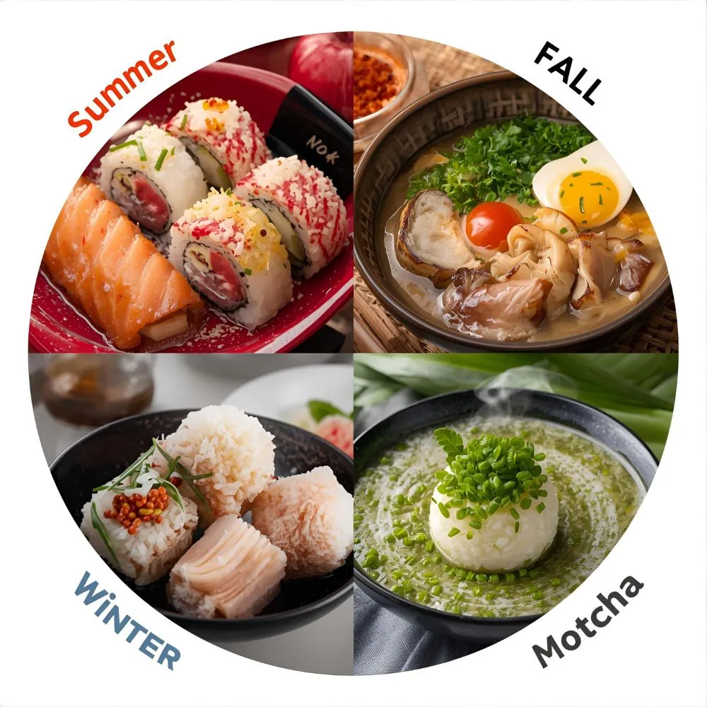 Seasonal Japanese Food Puns