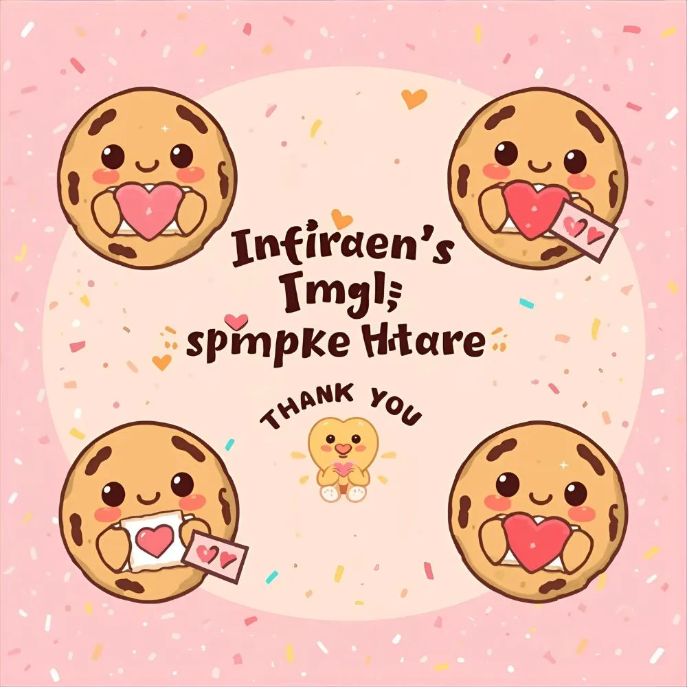 Cute Cookie Thank You Puns