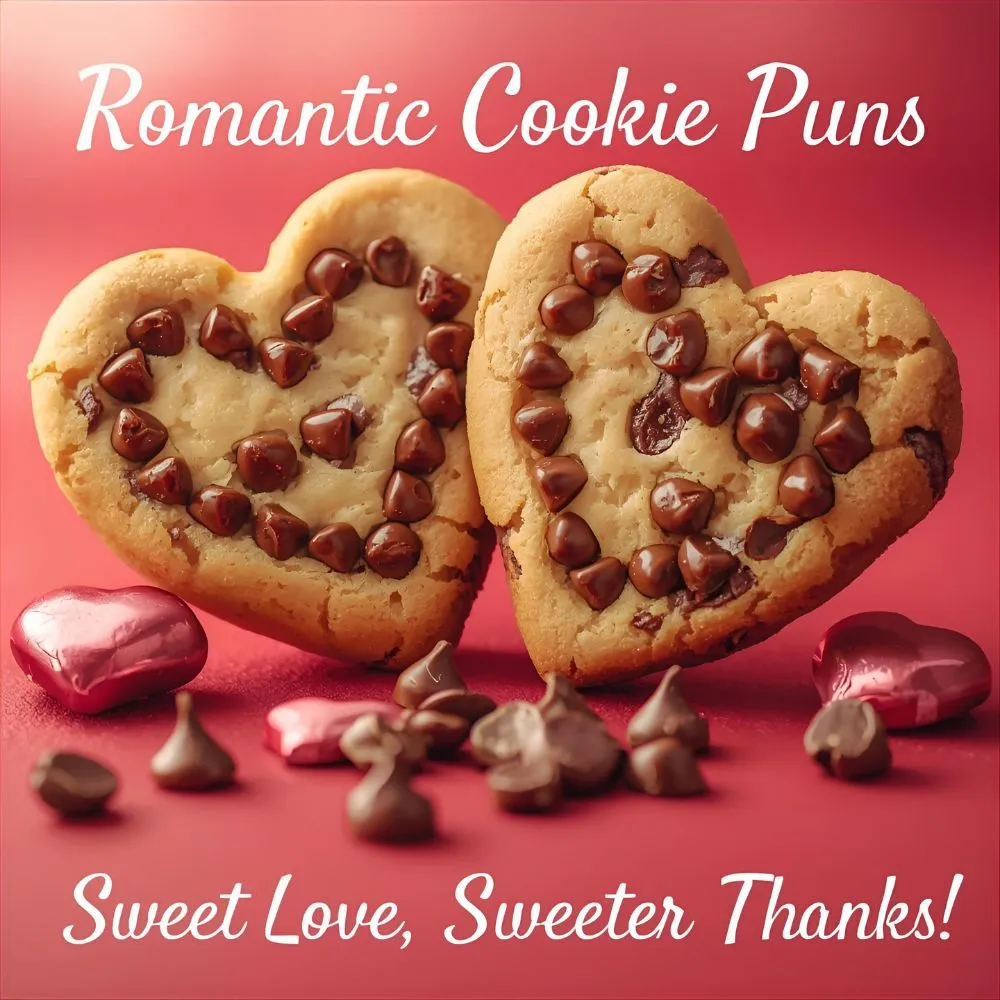 Romantic Cookie Thank You Puns