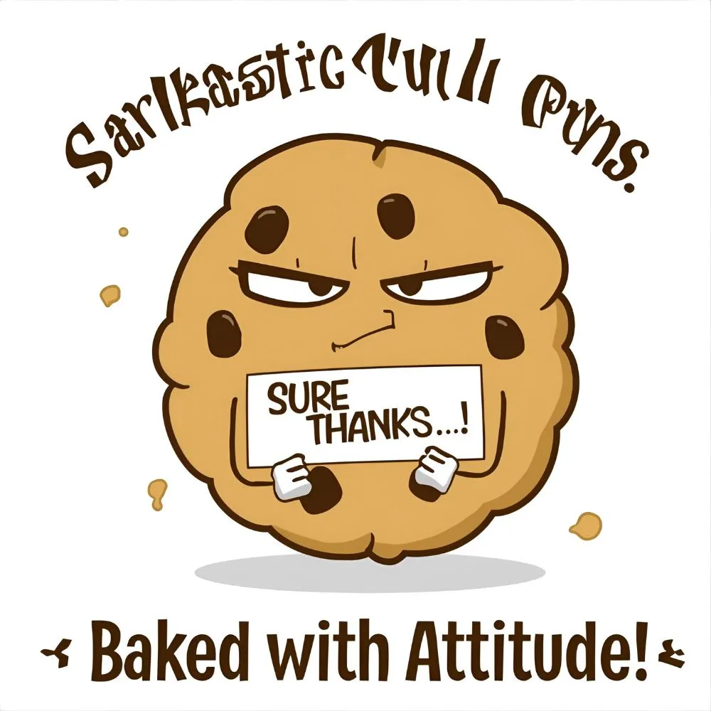 Sarcastic Cookie Thank You Puns