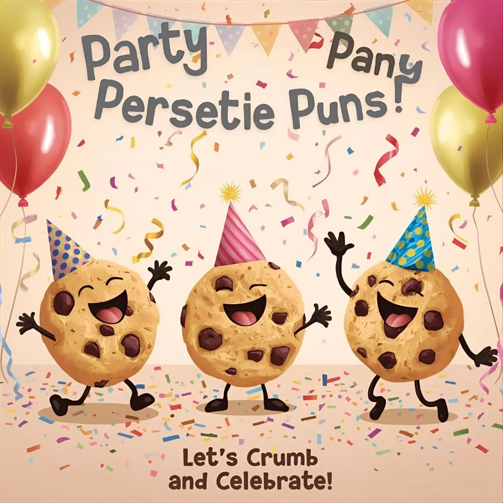 Party Cookie Thank You Puns