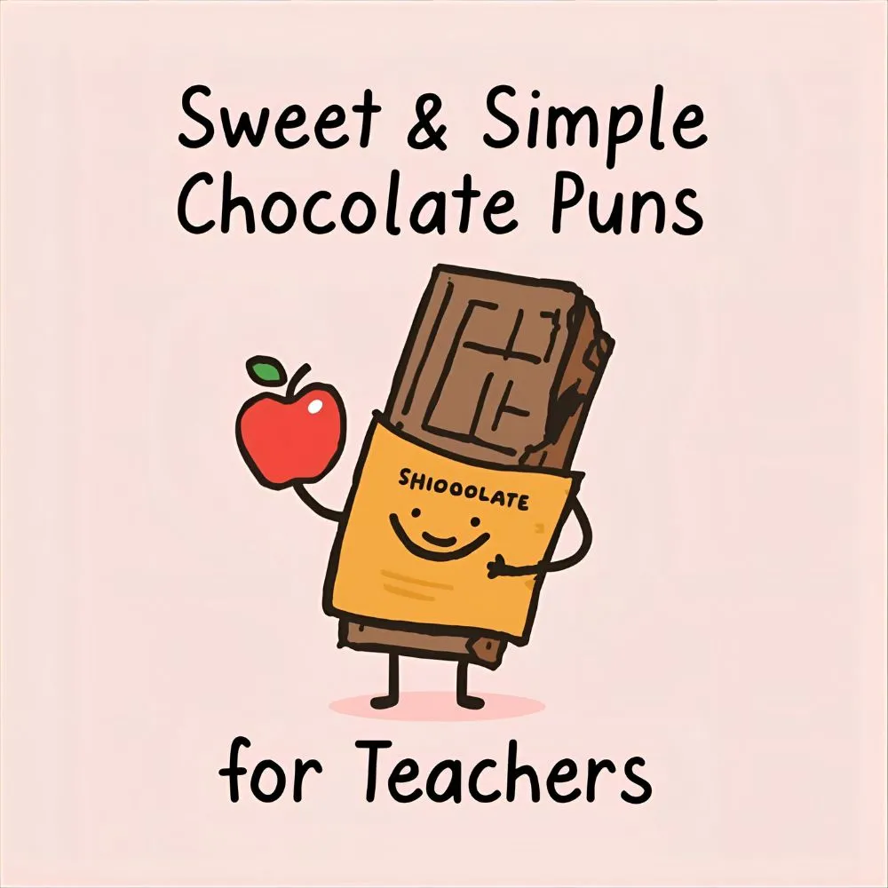 Sweet & Simple Chocolate Puns for Teachers