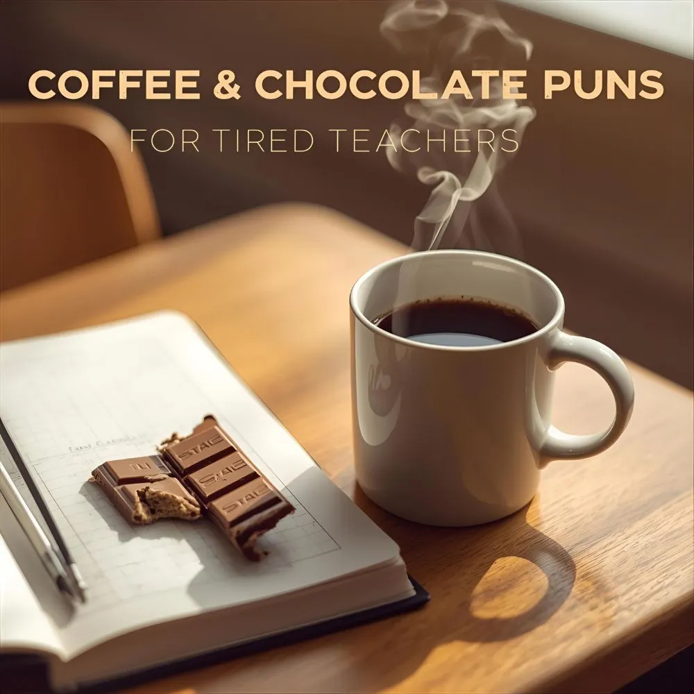 Coffee & Chocolate Puns for Tired Teachers