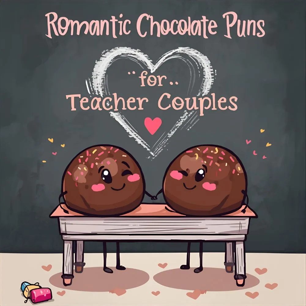 Romantic Chocolate Puns (for teacher couples or partners)