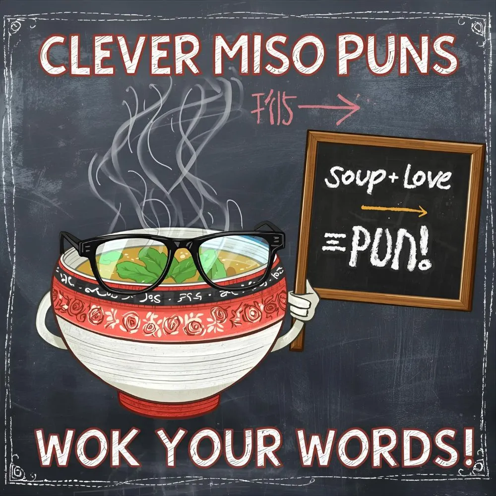 Clever & Wordplay Miso Puns