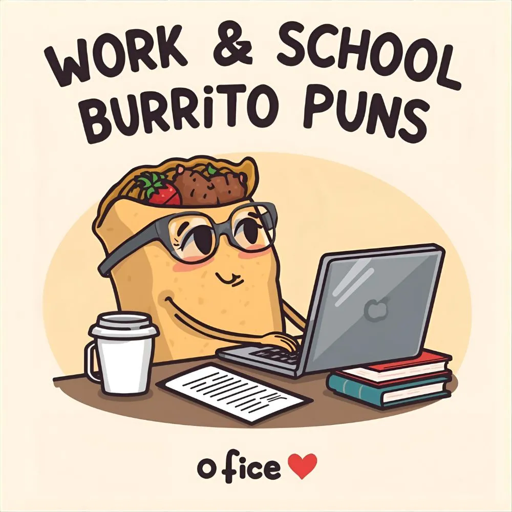 Work & School Burrito Puns