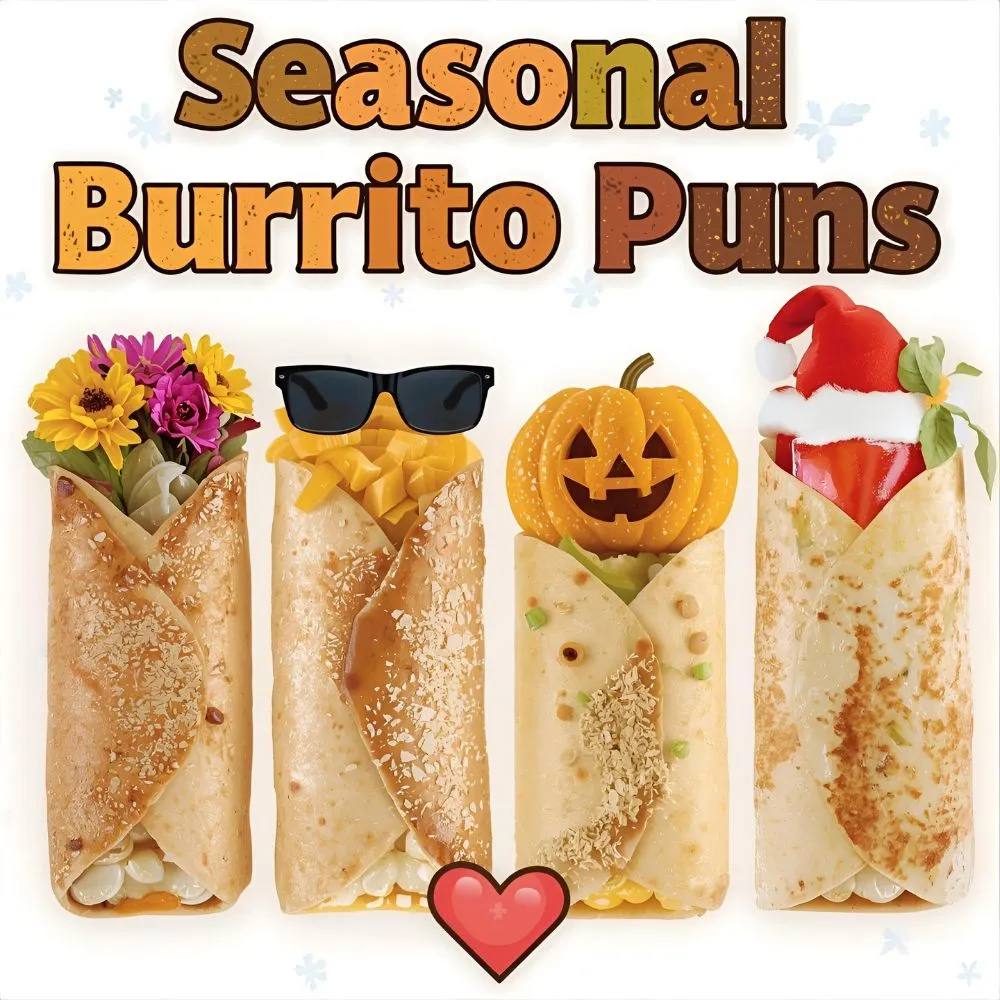 Seasonal Burrito Puns