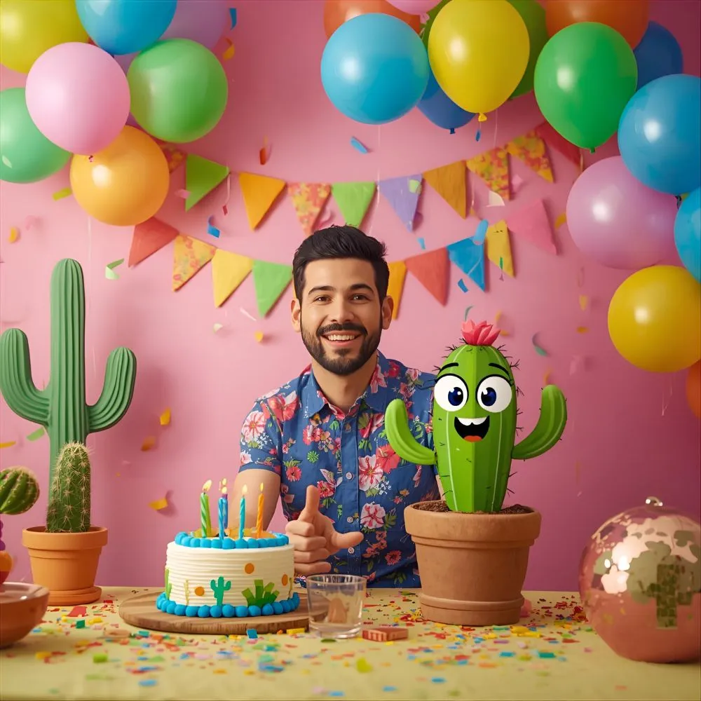 Cute Cactus Birthday Puns