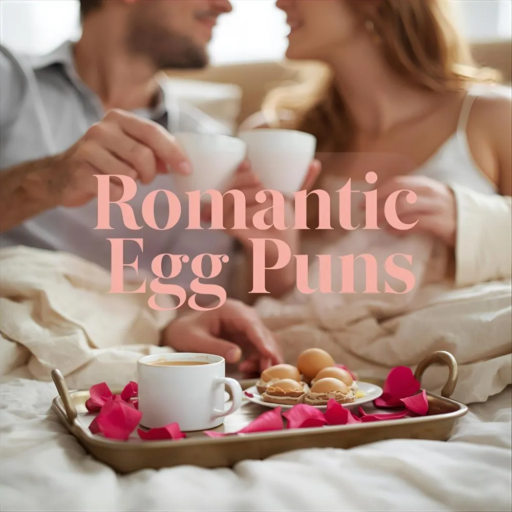  Romantic Egg Puns