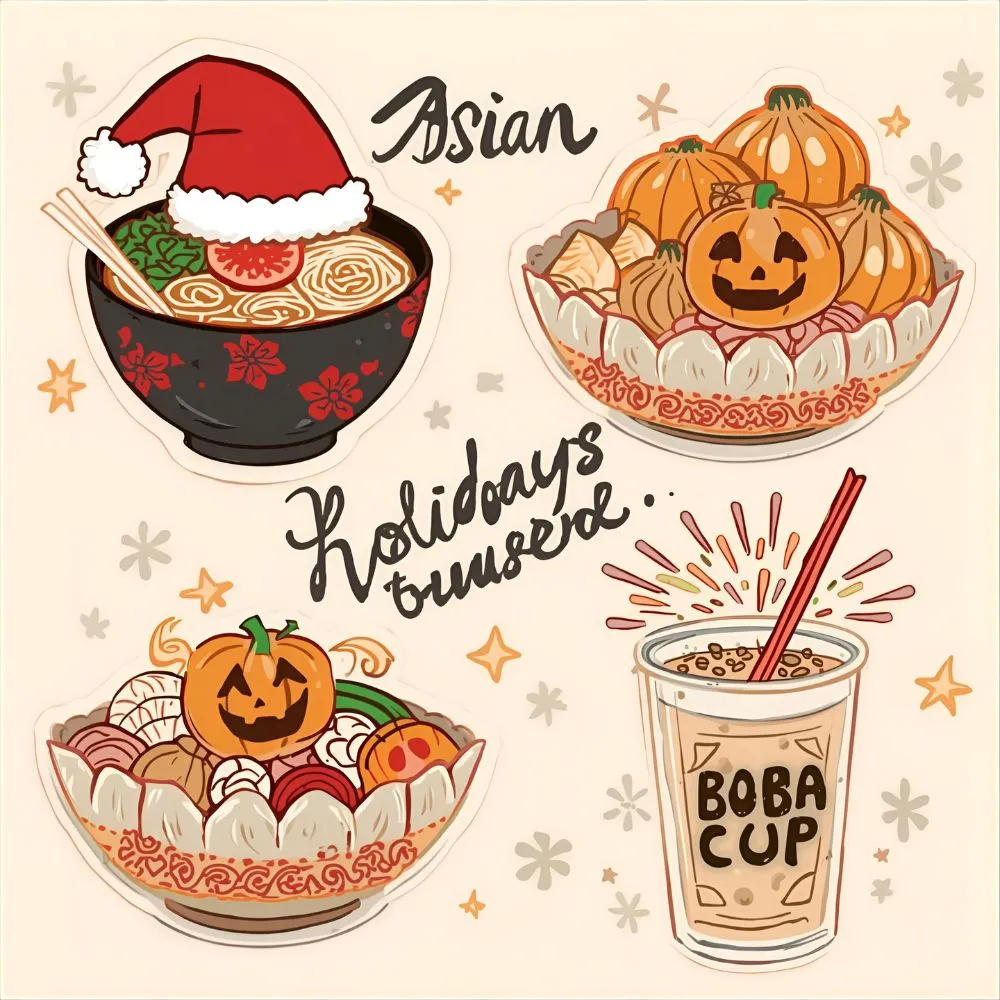 Seasonal Asian Food Puns