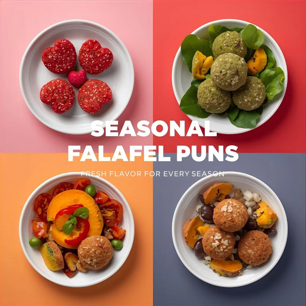 Seasonal Falafel Puns
