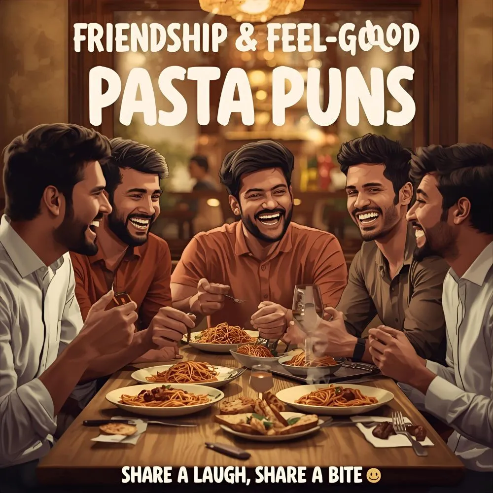 Friendship & Feel Good Pasta Puns