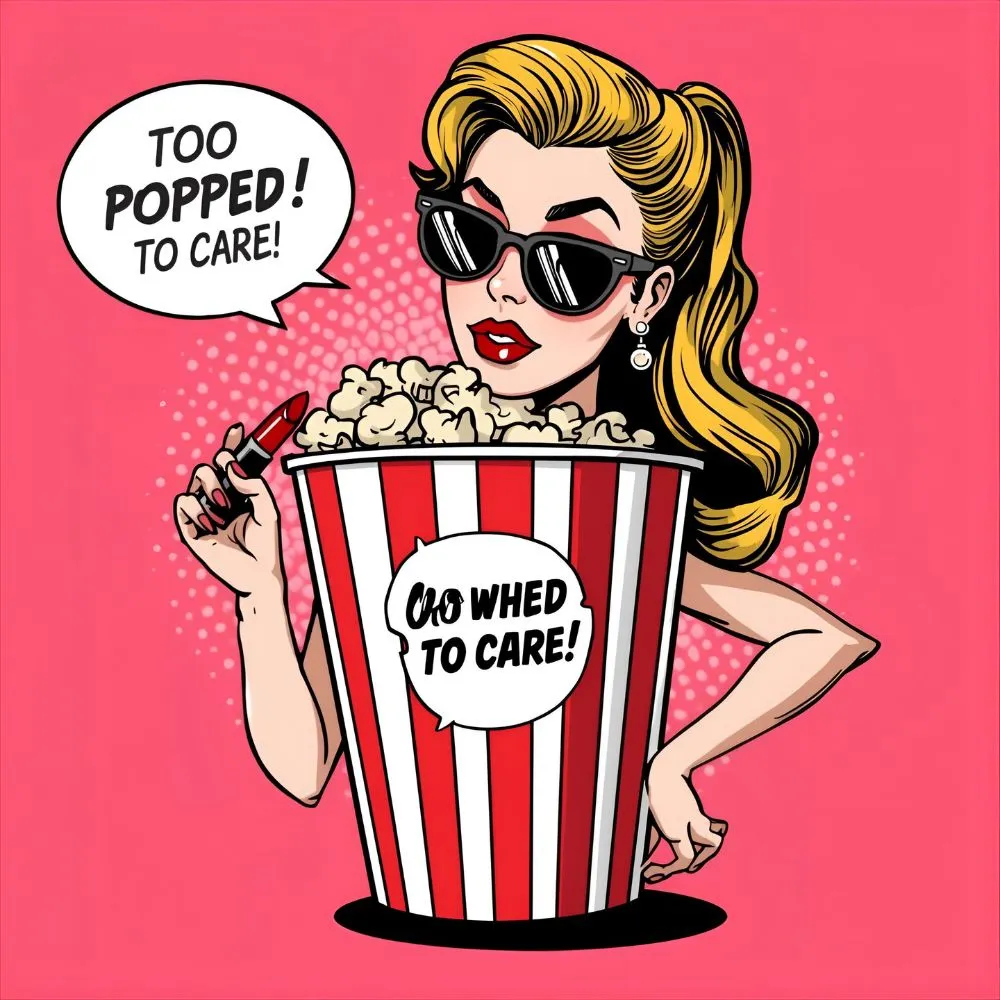 Sarcastic & Sassy Popcorn Puns