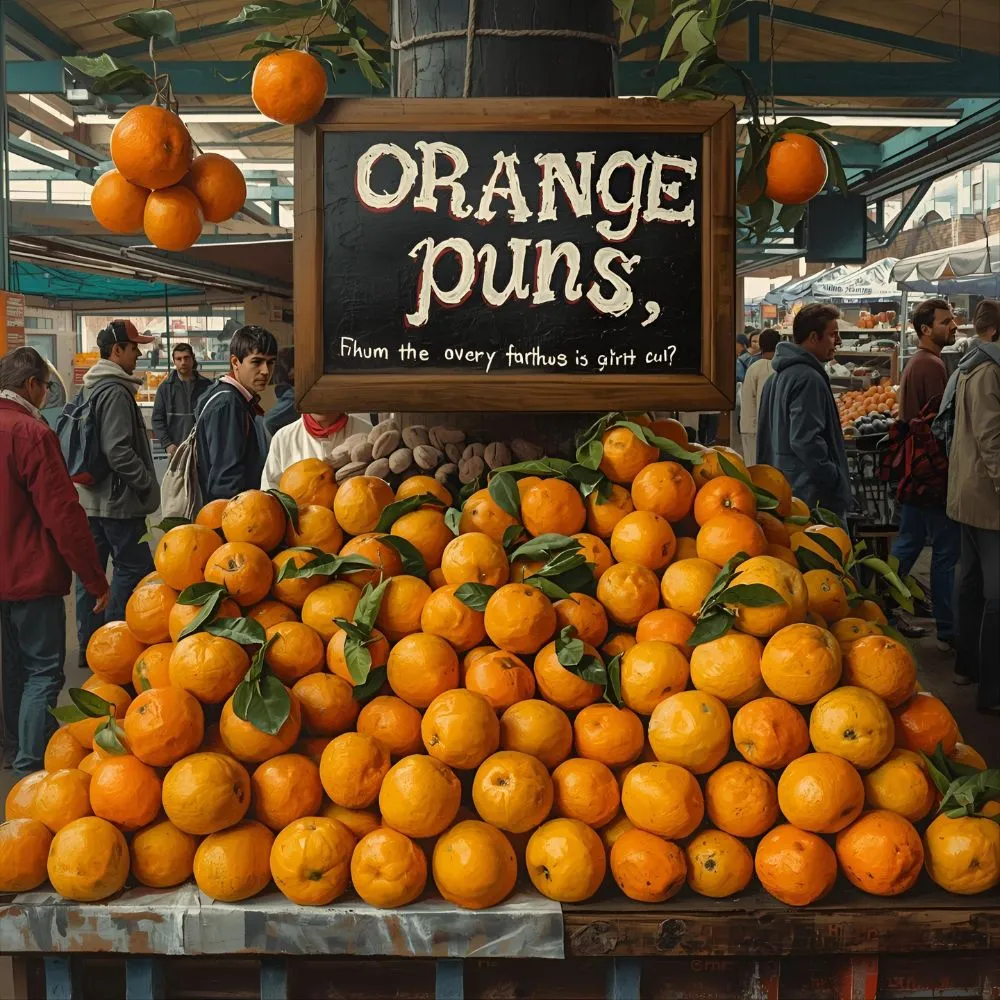  Sarcastic Orange Puns