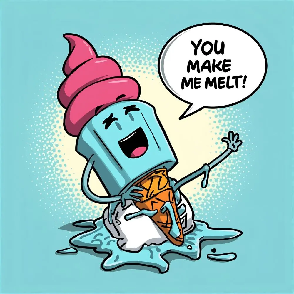 Funny Ice Cream Love Puns