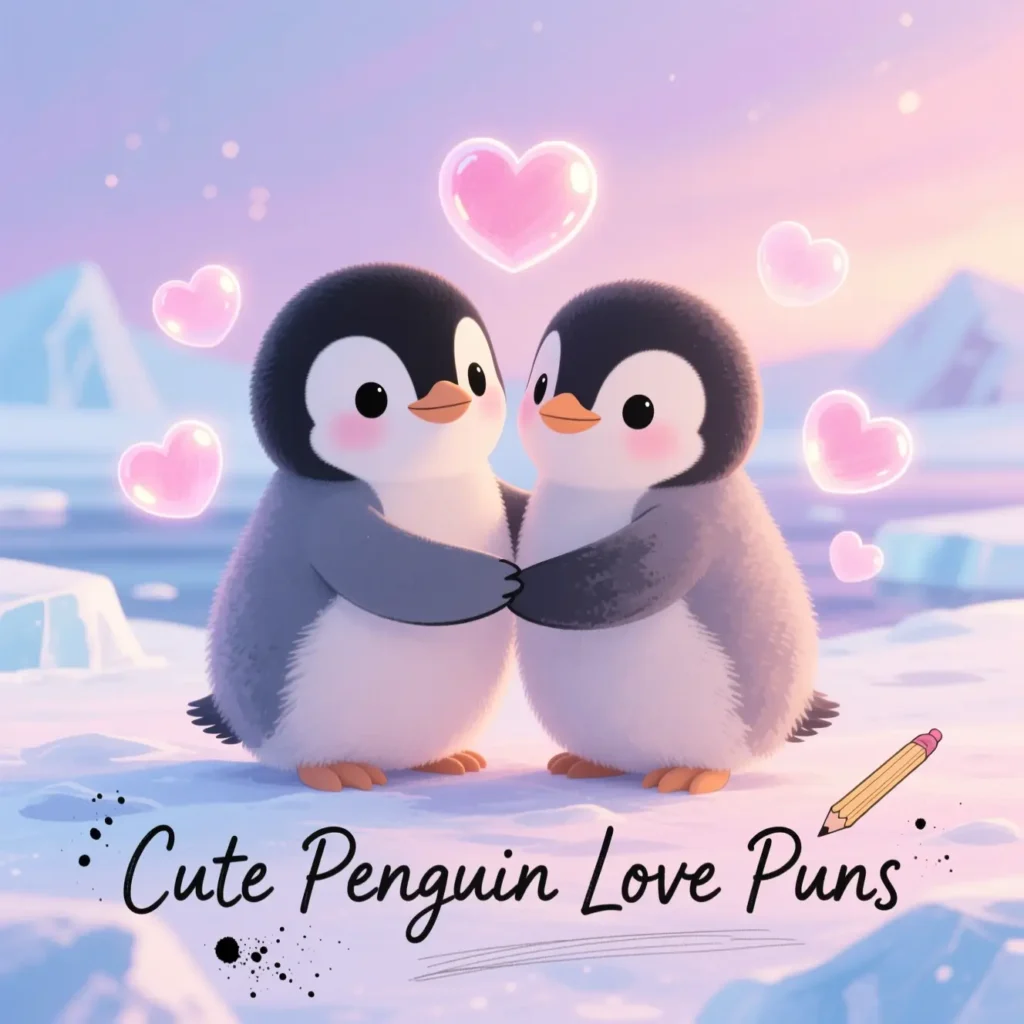 Cute Penguin Love Puns