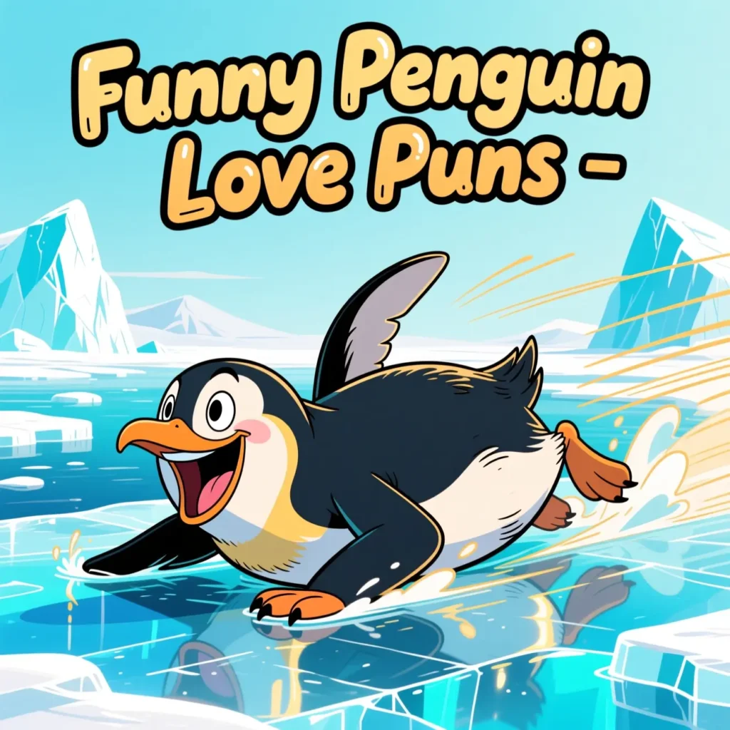 Funny Penguin Love Puns
