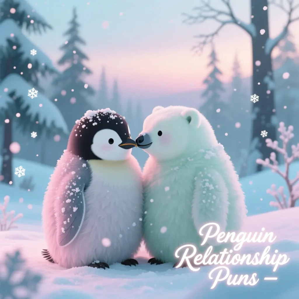 Penguin Couple/Relationship Puns