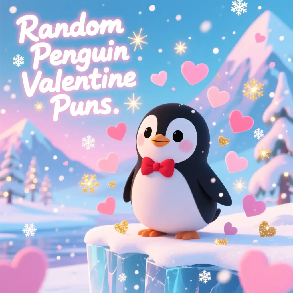Random Penguin Valentine Puns (Too Cute to Miss!) 