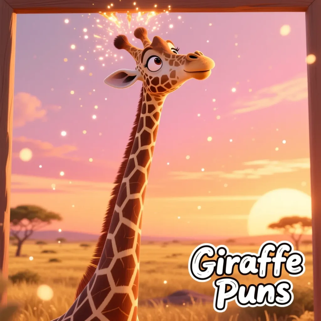 Giraffe Puns (Tall Order of Laughs!)🦒