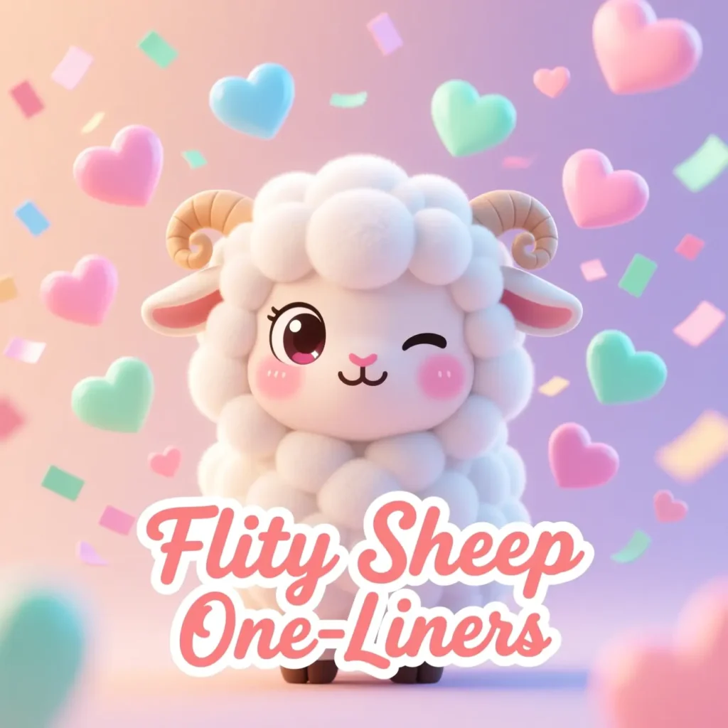 Flirty Sheep One-Liners