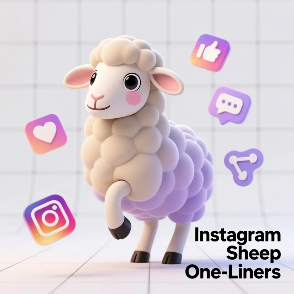  Instagram Sheep One-Liners
