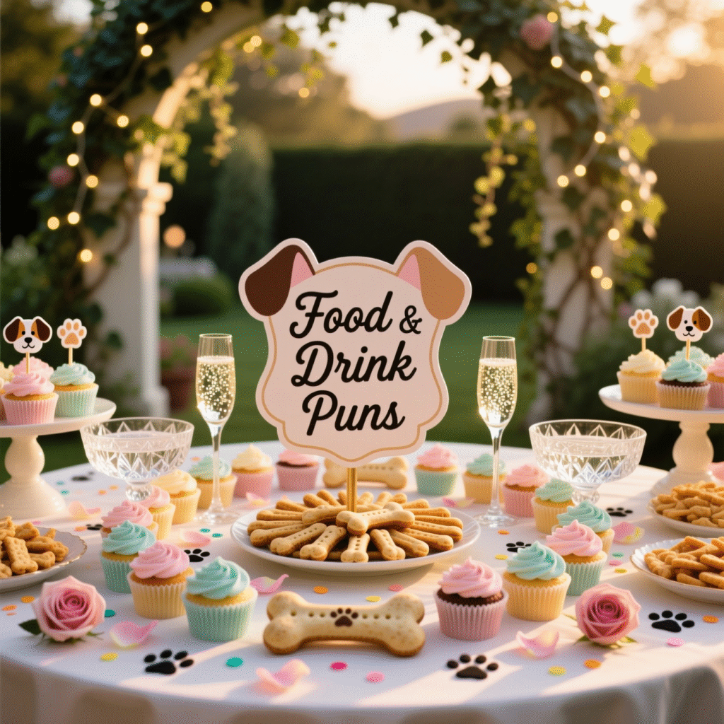 Dog Wedding Party (Bridesmaids, Best Man) Puns