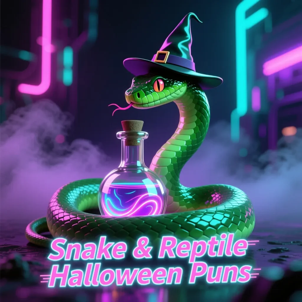 Snake & Reptile Halloween Puns