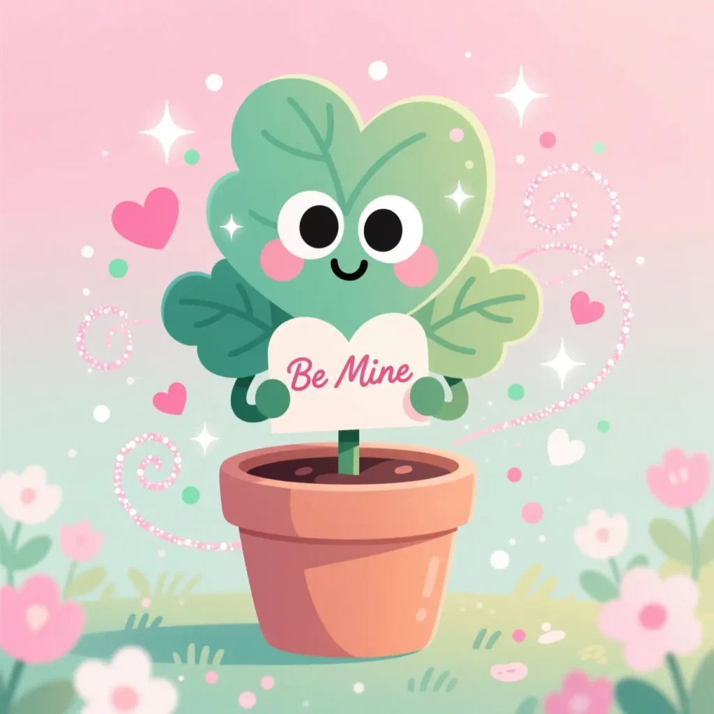 Cute Valentines Plant Puns