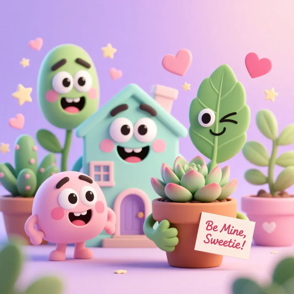 Funny Valentines Plant Puns