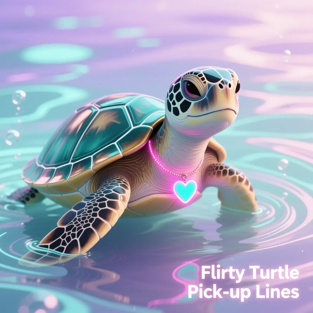 Flirty Turtle Pick-Up Lines