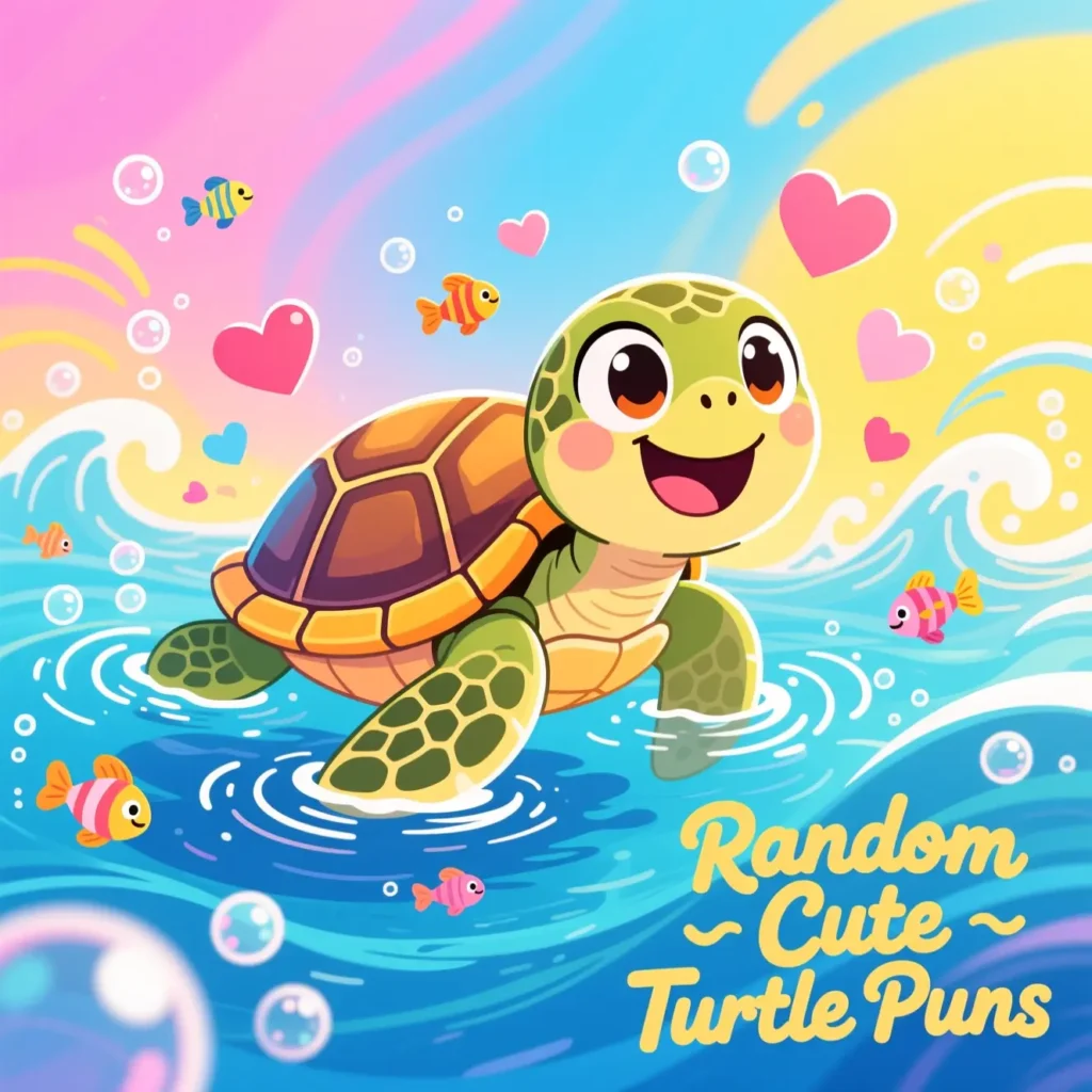 Random Turtle Puns (Just Cute!)