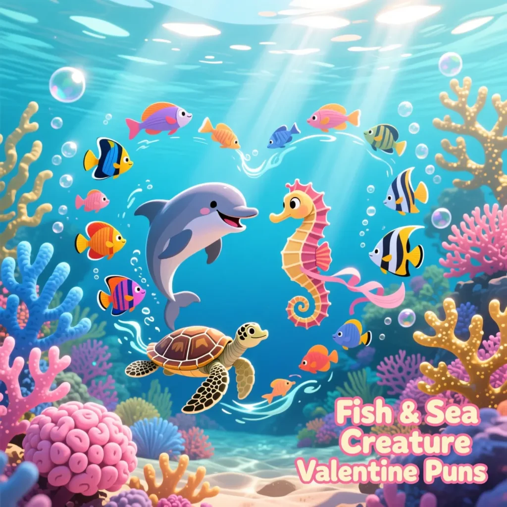 Fish & Sea Creature Valentine Puns