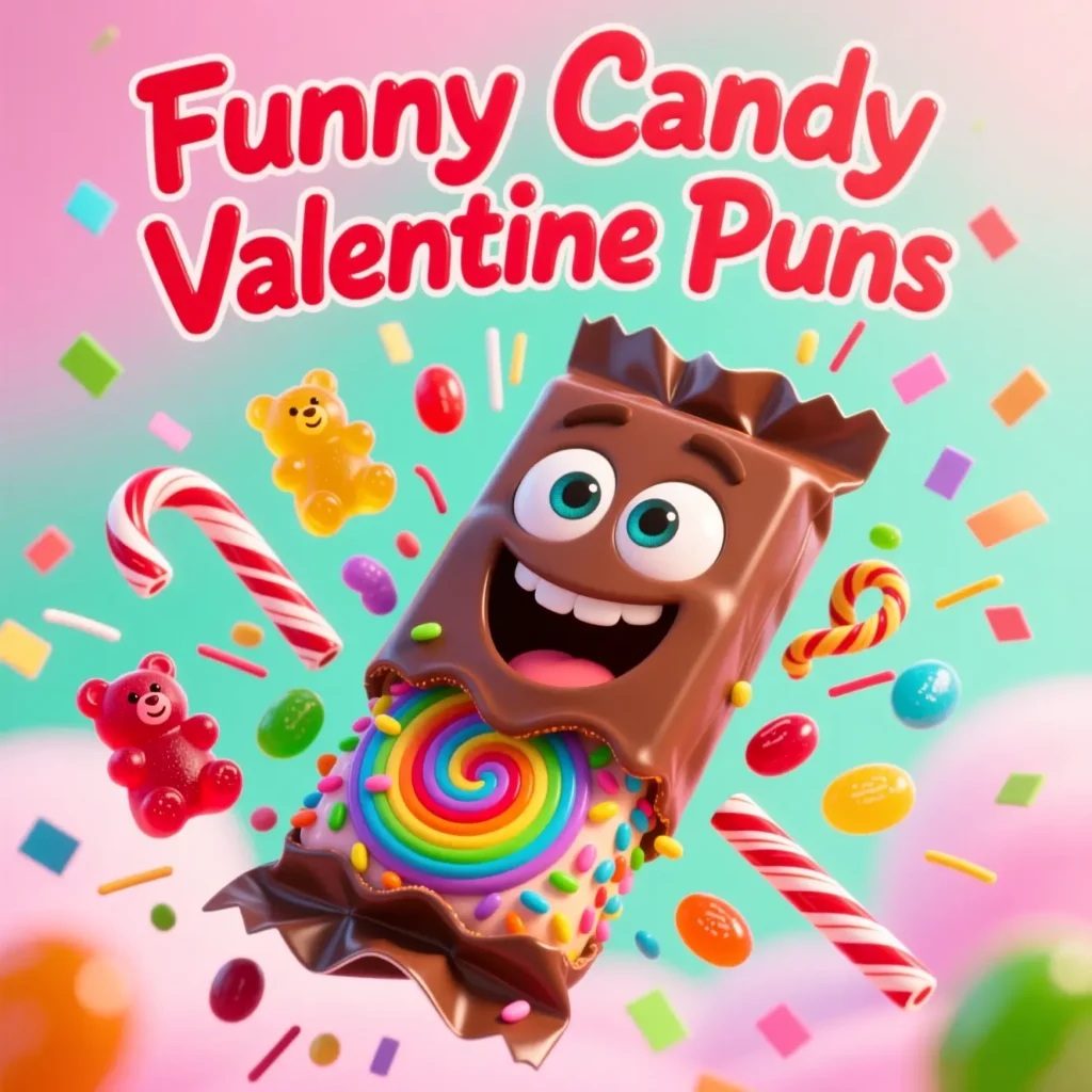 Funny Candy Valentine Puns