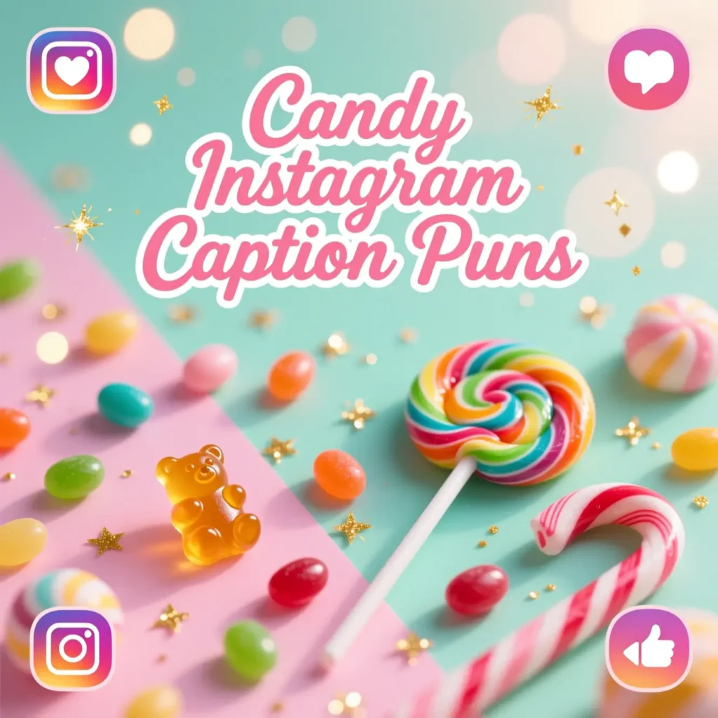 Candy Instagram Caption Puns