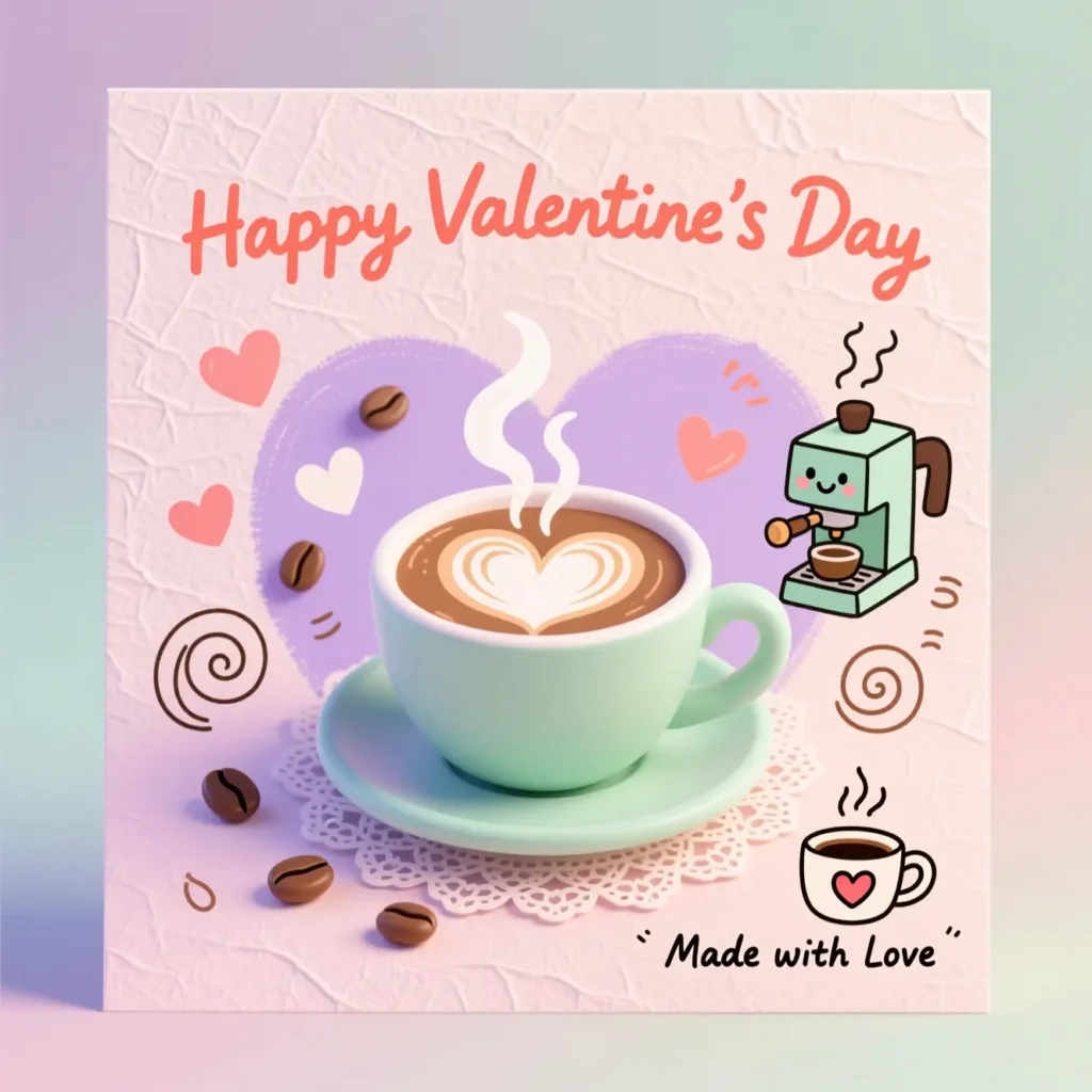 Valentine Coffee Puns for Cards