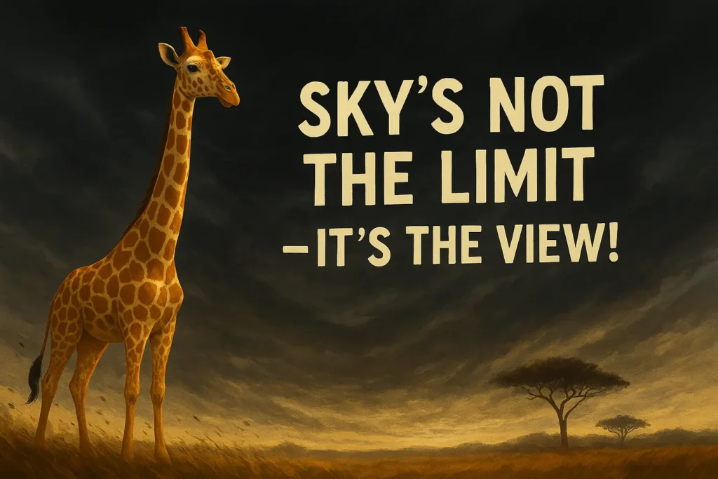 Wild & Random Giraffe Puns