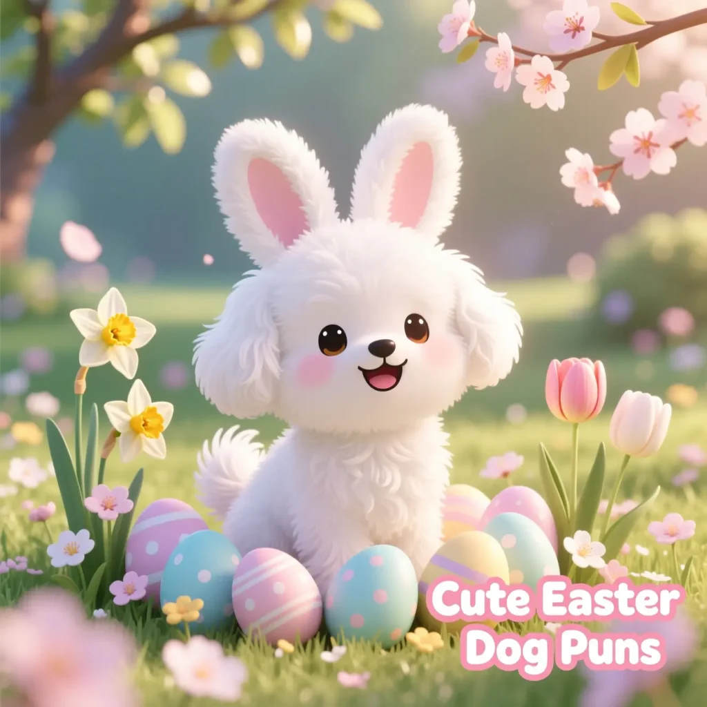 Cute Easter Dog Puns 