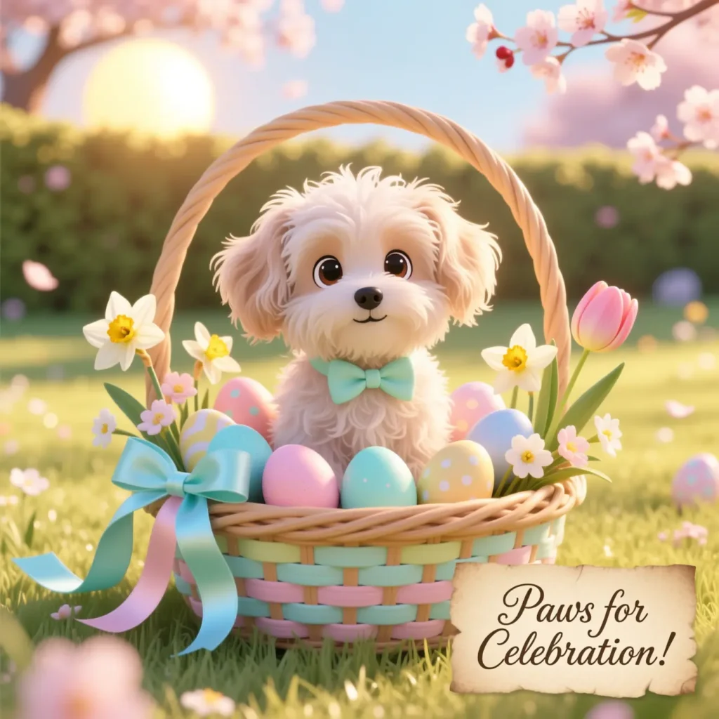 Easter Basket Dog Puns