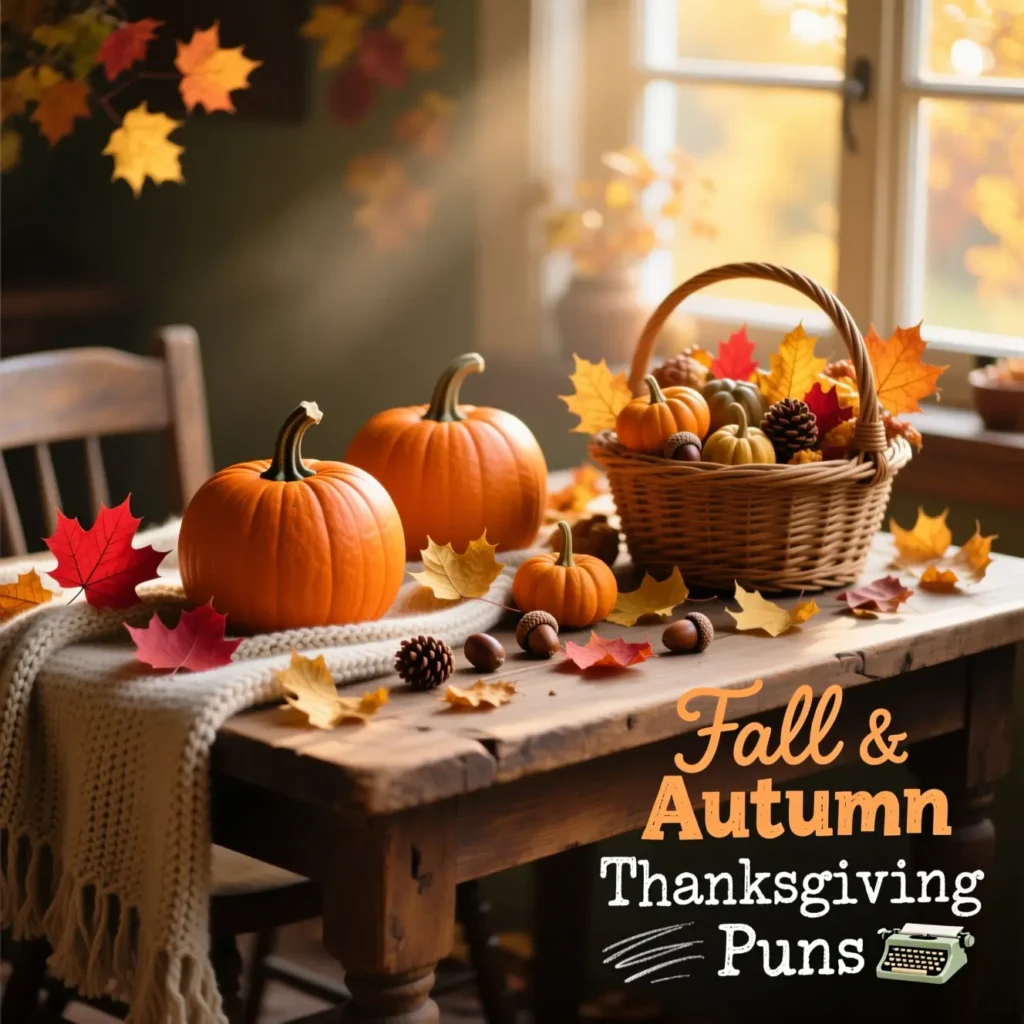 Fall & Autumn Thanksgiving Puns
