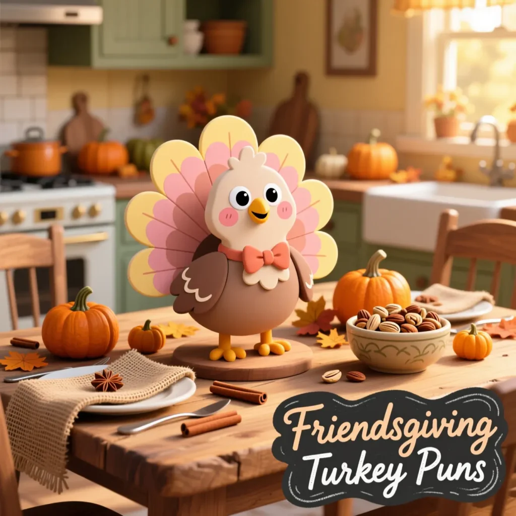 Friendsgiving Turkey Puns