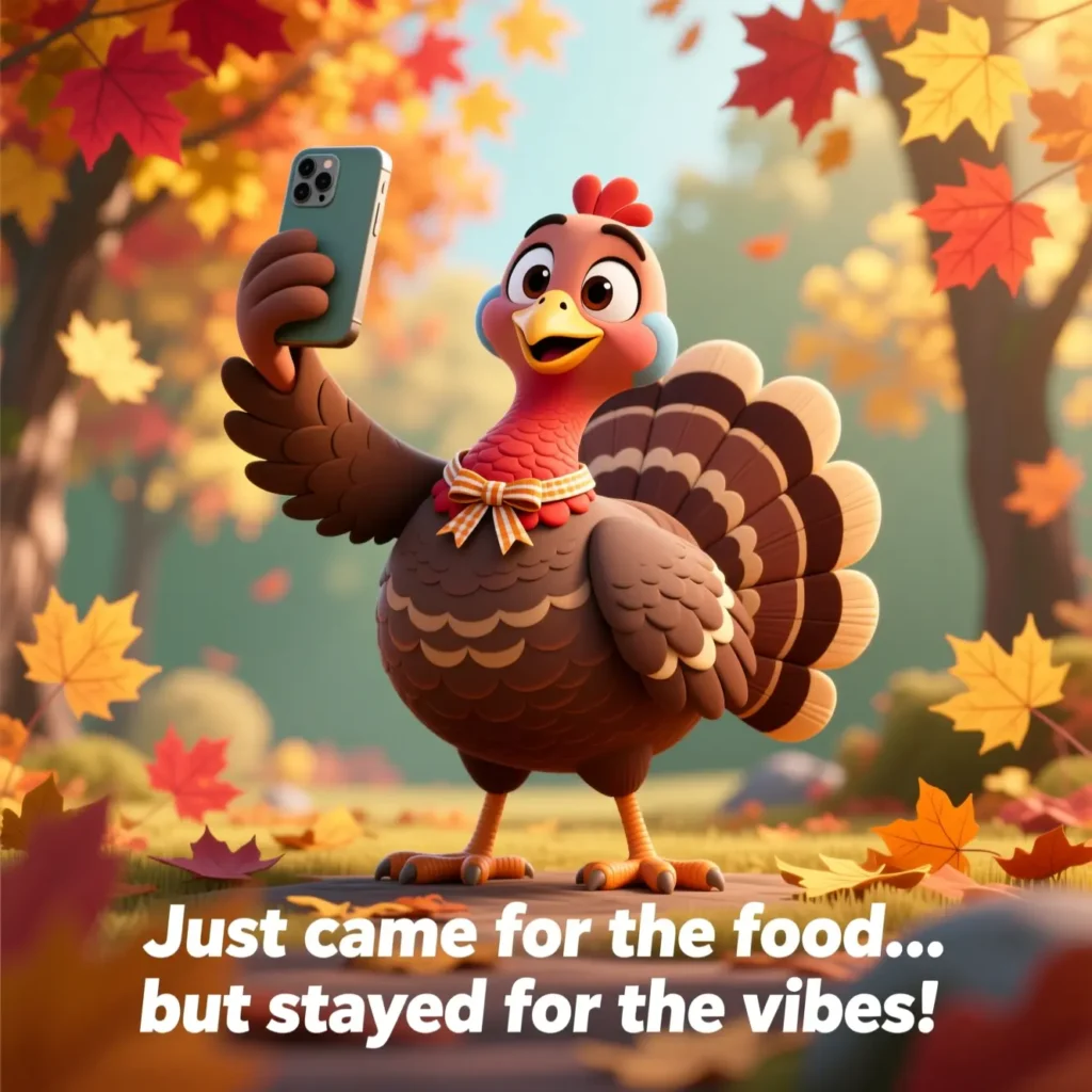 Funny Thanksgiving Turkey Captions