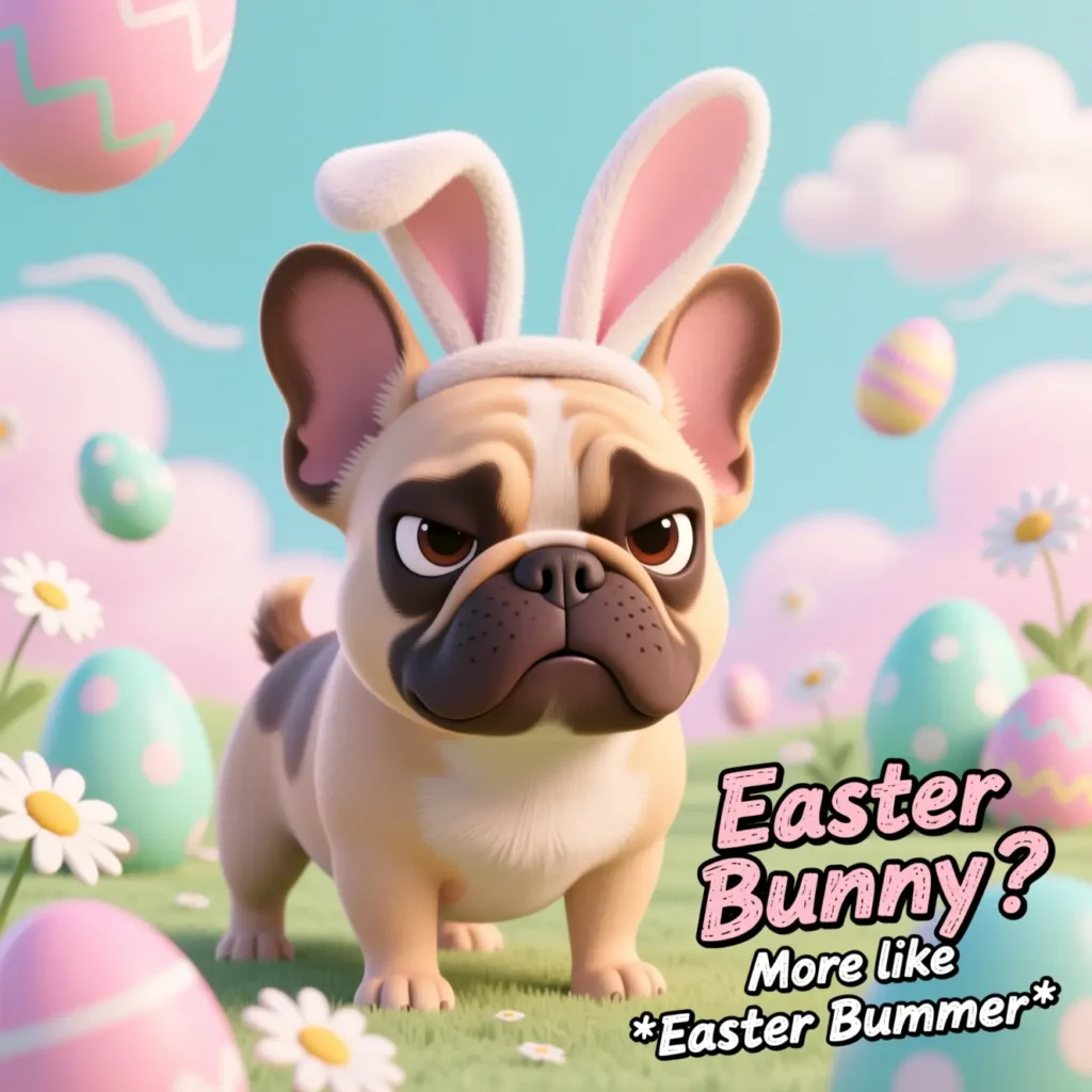 Sarcastic & Sassy Easter Dog Puns