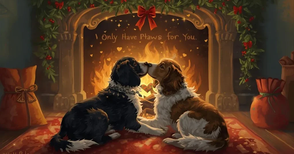 Romantic Dog Christmas Puns