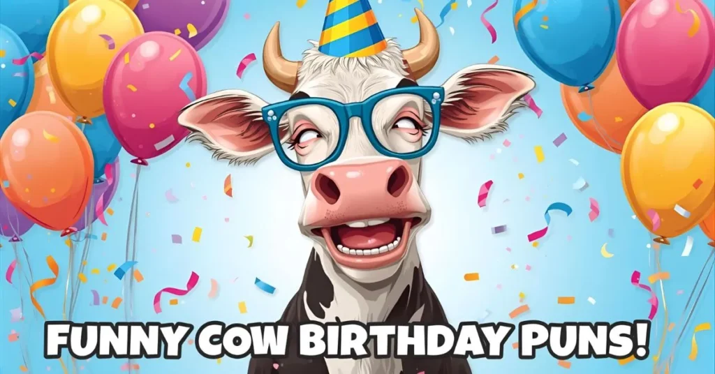 Funny Cow Birthday Puns