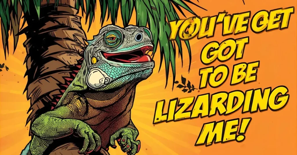 Funny Iguana Puns