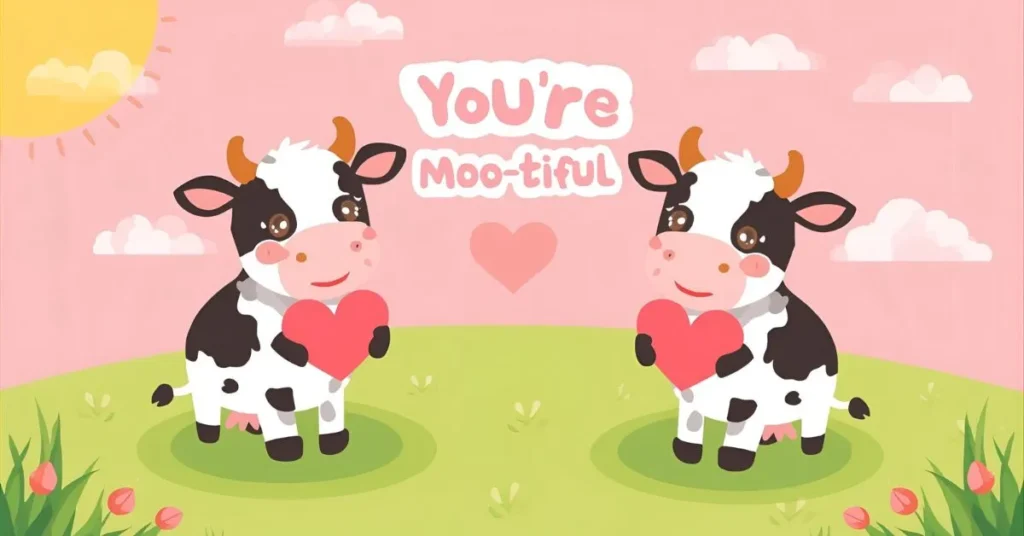 Cute Cow Love Puns